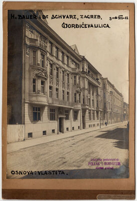 Kuće Bauer i Schwarz, Zagreb