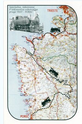 Uskotračna pruga Trst - Poreč