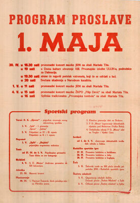 Proslava 1. maja
