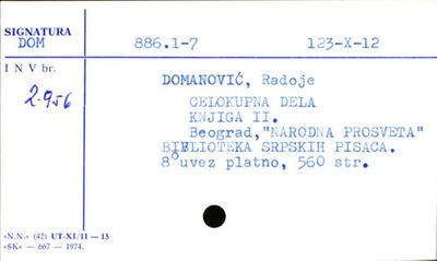 Celokupna dela.