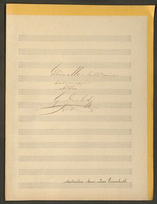 Gj. Eisenhuth: Gradualle (Exaudi Domine), op. 27