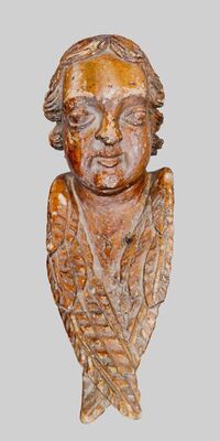 Sculpture - Cherub's head (head of an angel)