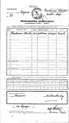 Potrošačka kartica prezime Brođanac
