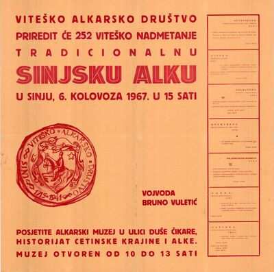 Tradicionalna Sinjska alka