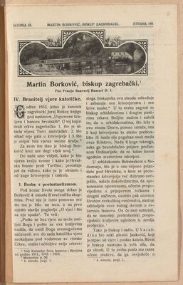 Martin Borković, biskup zagrebački