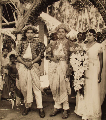 Singaleška svadba, Kandy, 1955.