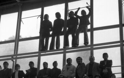 Zadar, 1974., dvorana Jazine, košarkaška utakmica Zadar - Ju
