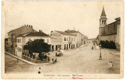 Parenzo - Via Cavour - Via Roma