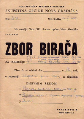 Zbor birača