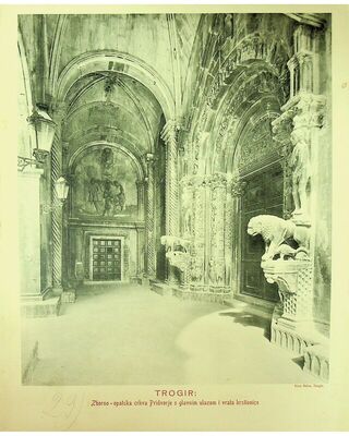 Trogir, Katedrala sv. Lovre, Radovanov portal