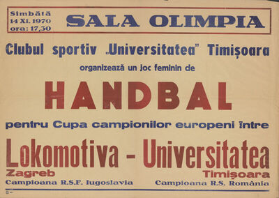 Rukomet Lokomotiva Zagreb - Universitatea Temišvar