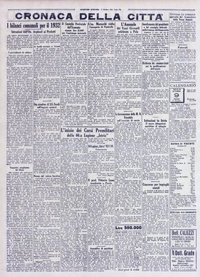 Corriere istriano - Godina: 1931. Broj: 240
