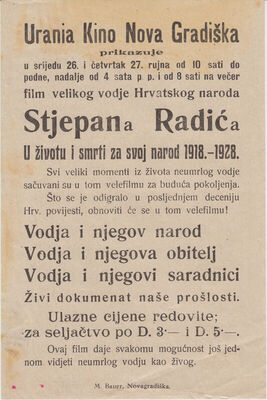 U životu i smrti za svoj narod 1918-1928.