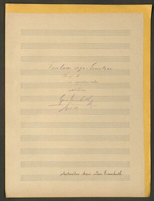Gj. Eisenhuth: Tantum ergo i Genitori broj 3, op. 102