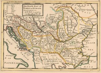 The north part of Turky in Europe. Slavonia etc.