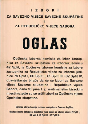 Izbori za Savezno vijeće savezne skupštine i Republičko vije