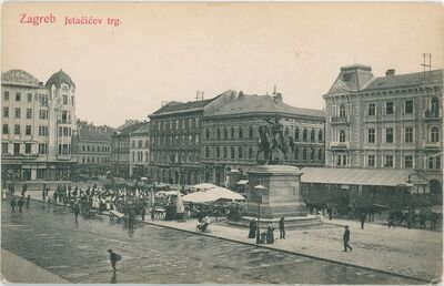 Zagreb. Jelačićev trg.