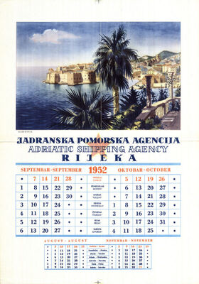 JADRANSKA POMORSKA AGENCIJA RIJEKA 1952