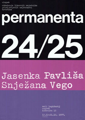 Permanenta 24/25 - Jasenka Pavliša - Snježana Vego