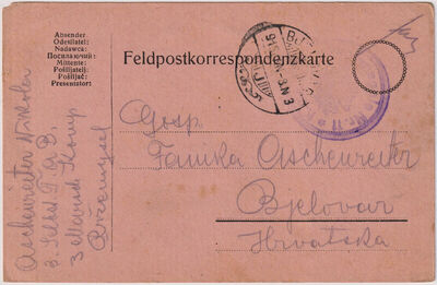 2. pismo od 16. prosinca 1914.