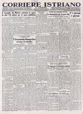 Corriere istriano - Godina: 1930. Broj: 252