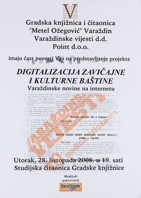 Digitalizacija zavičajne i kulturne baštine