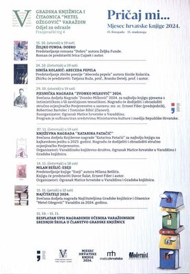 Pričaj mi... Mjesec hrvatske knjige 2024.