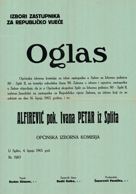 Izbori zastupnika za Republičko vijeće
