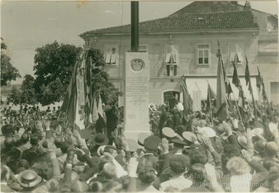 Otkrivanje spomenika G. Garibaldiju