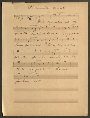 Gj. Eisenhuth: Et incarnatus
