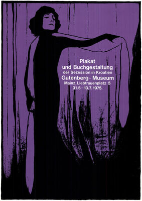 Plakat und Buchgestaltung der Sezession in Kroatien