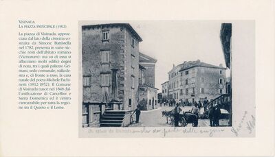 Visinada. La piazza principale (1902)