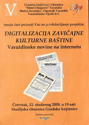 Predstavljanje projekta Digitalizacija zavičajne kulturne ba