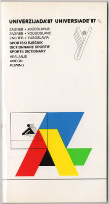 Univerzijada '87 Zagreb Jugoslavija sportski rječnik veslanj