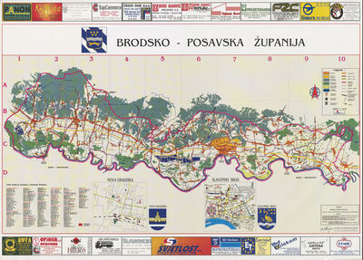 Karta Brodsko-posavske županije