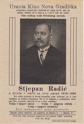 Stjepan Radić u životu i smrti za svoj narod 1918.-1928.