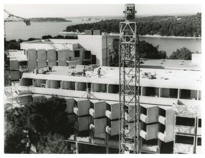 Dogradnja hotela Parentium 1976.