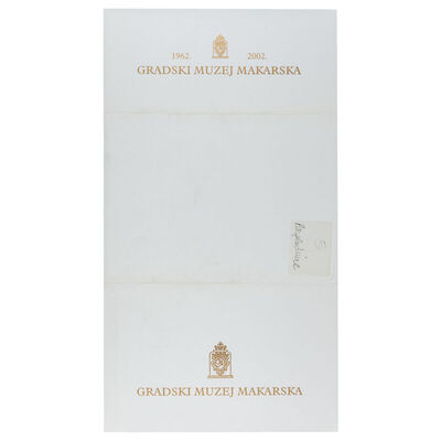 Gradski muzej Makarska : 1962. : 2002.