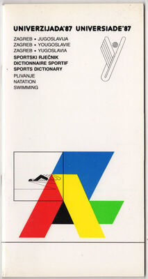 Univerzijada '87 Zagreb Jugoslavija sportski rječnik plivanj