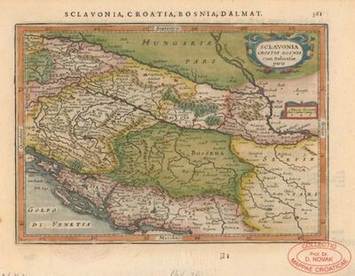 Sclavonia, Croatia, Bosnia cum Dalmatiae parte