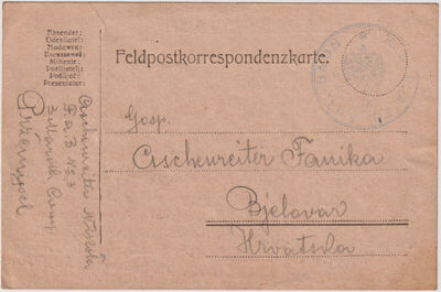 2. pismo od 20. listopada 1914.