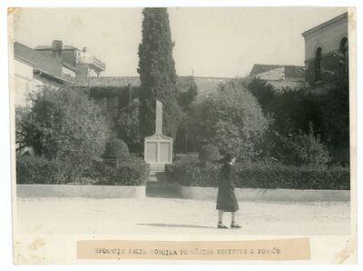 Spomenik palim borcima Poreštine podignut u Poreču