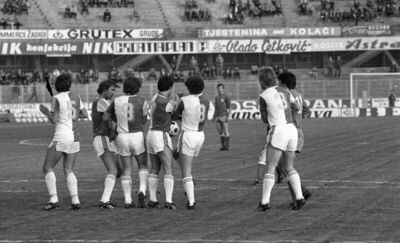 Zagreb,1982., Stadion Maksimir, prijateljska utakmica, Dinam