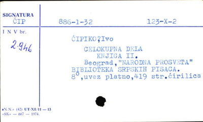 Celokupna dela.