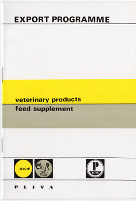 Pliva Export Programme veterinary products