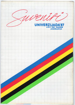 Suveniri Univerzijada '87 8-19.7.11987. Zagreb Jugoslavija