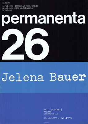 Permanenta 26 - Jelena Bauer