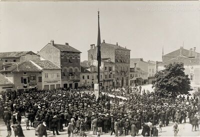 Otkrivanje spomenika Garibaldiju
