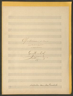 Gj. Eisenhuth: Ofertorium (Sis Jesu), op. 18