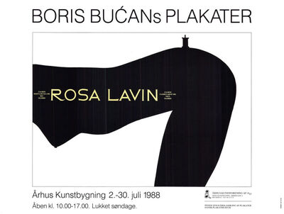 ARHUS KUNSTBYGINING: BORIS BUĆANS PLAKATER